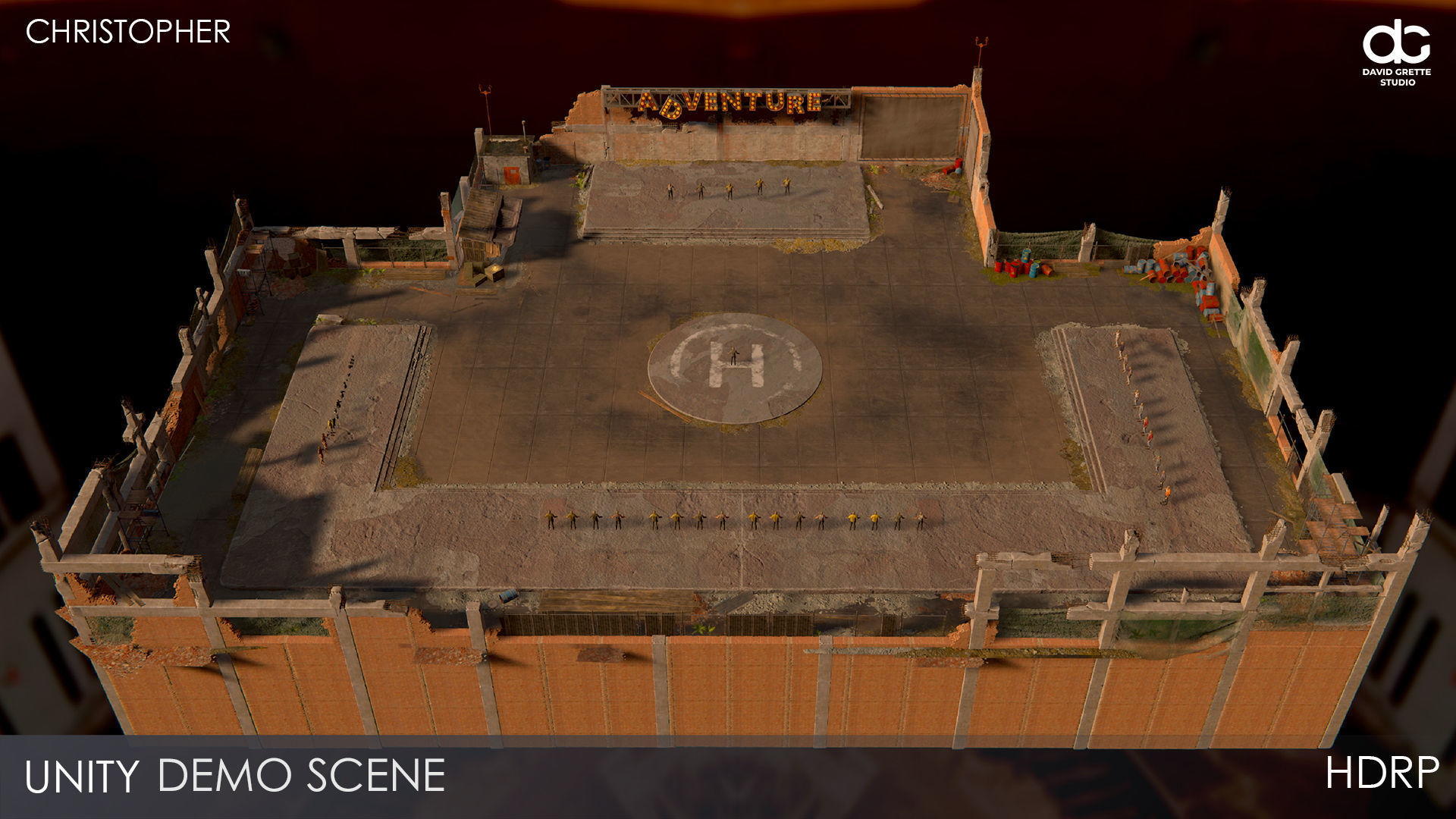 Adventure Character Christopher from Pack 1 Low-poly 3D model_38