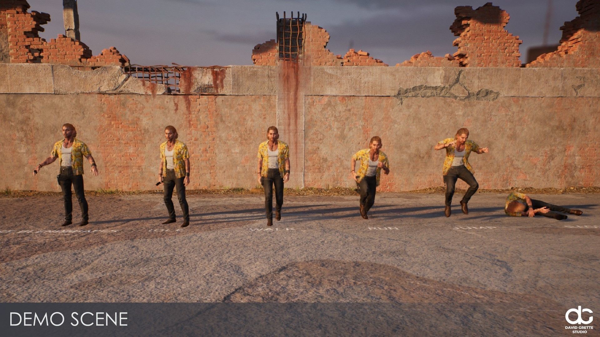 Adventure Character Christopher from Pack 1 Low-poly 3D model_22