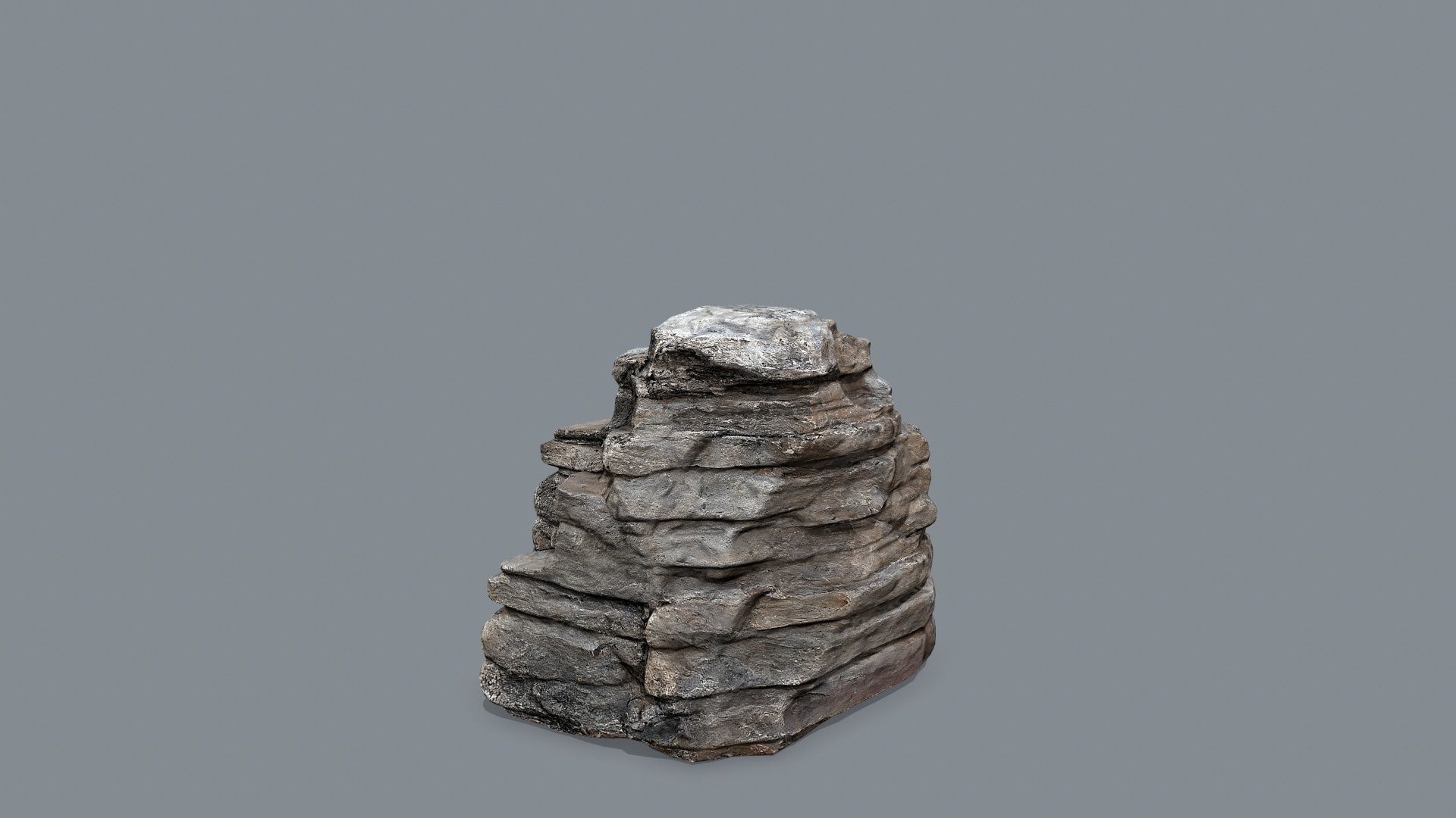 desert rocks Low-poly 3D model_15