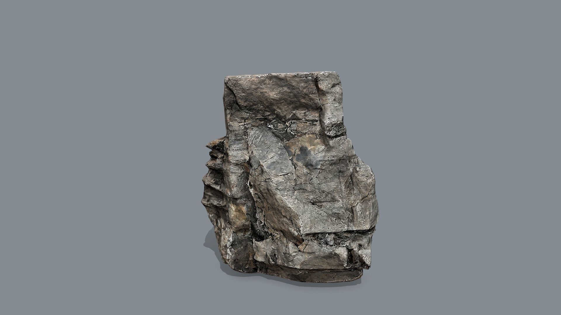 desert rocks Low-poly 3D model_16