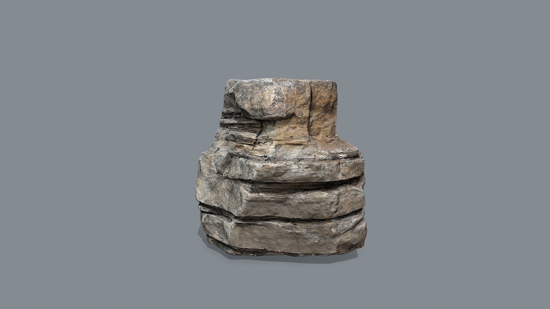 desert rocks Low-poly 3D model_11