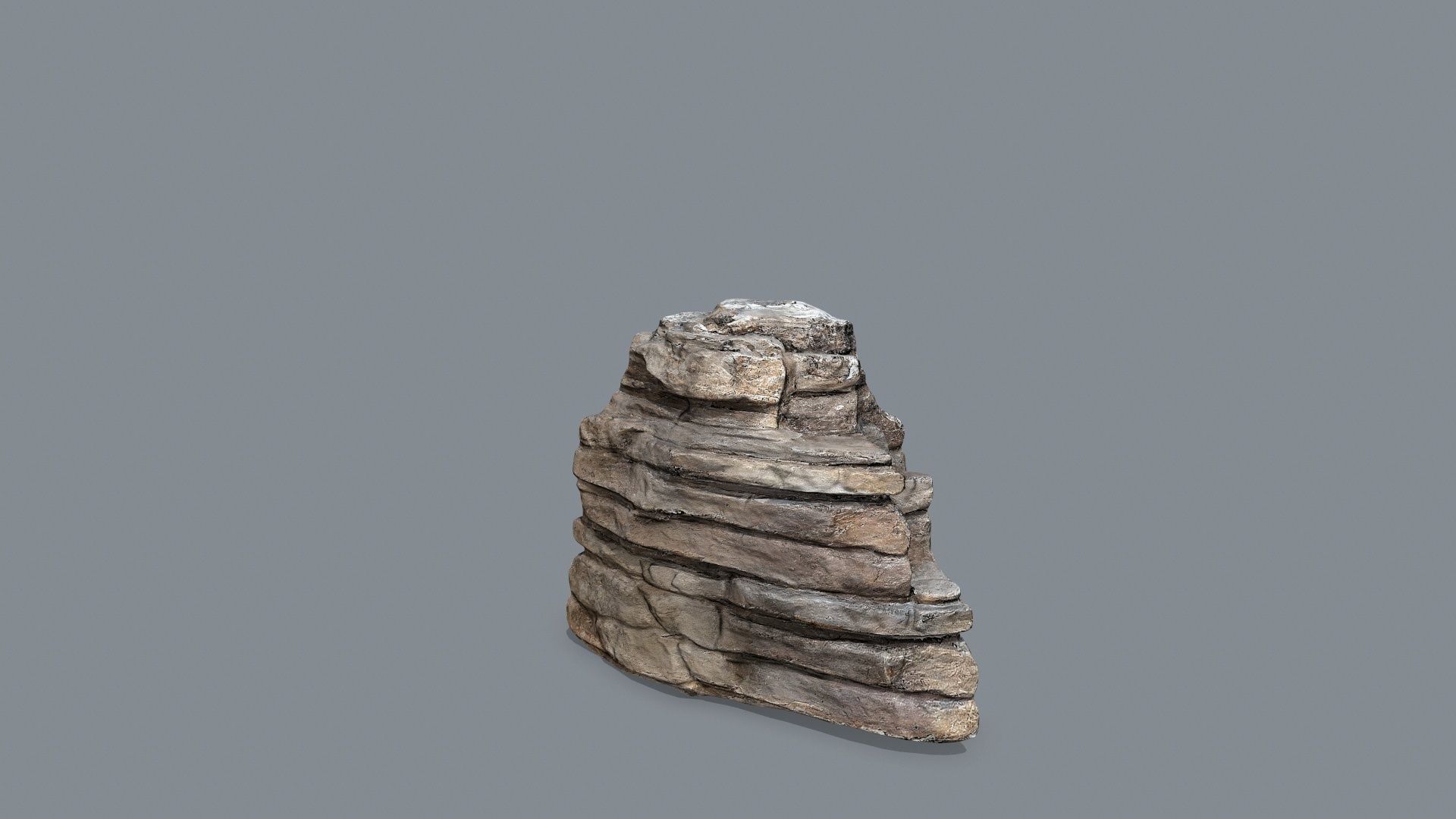 desert rocks Low-poly 3D model_12