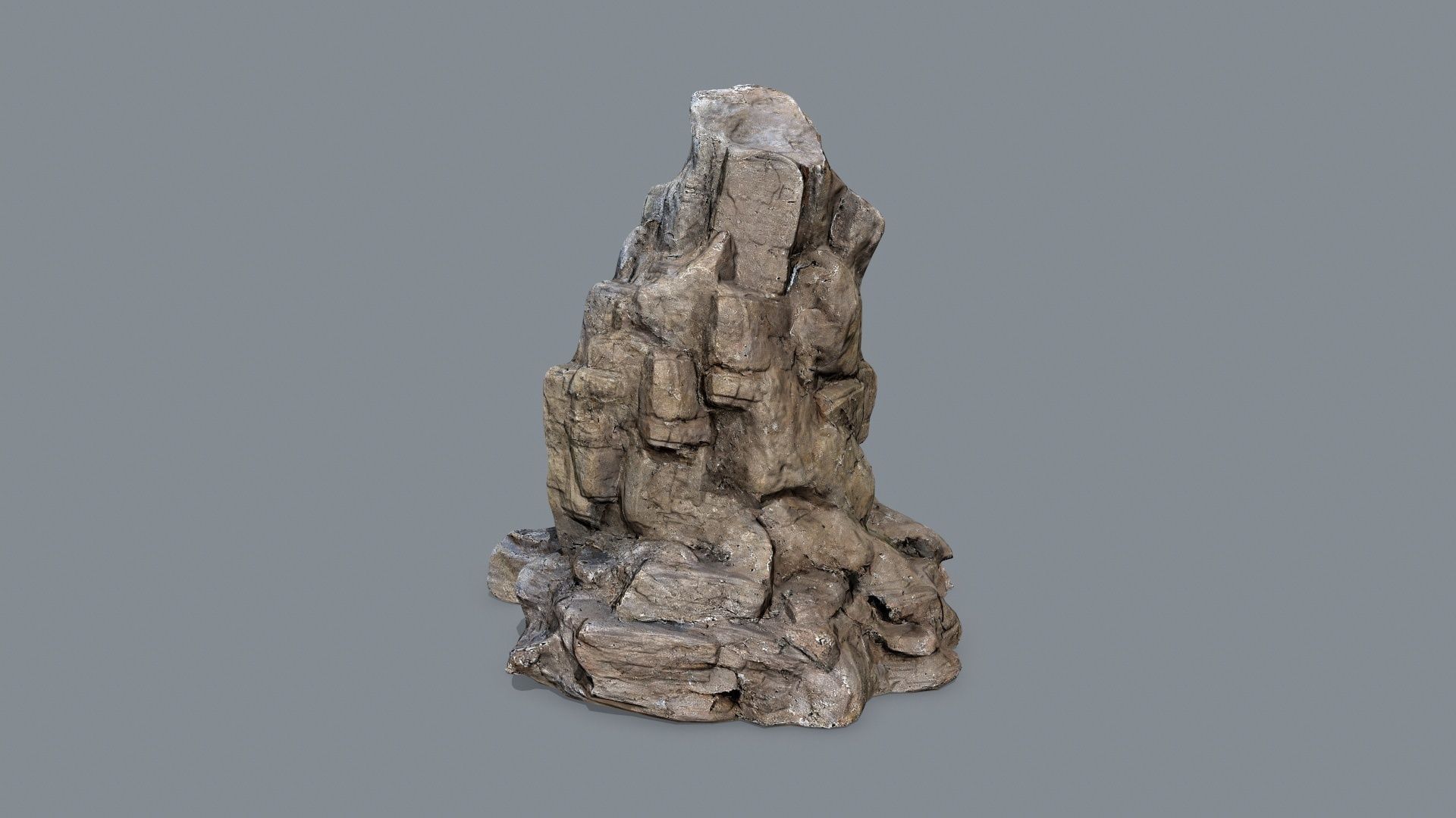 desert rocks Low-poly 3D model_10