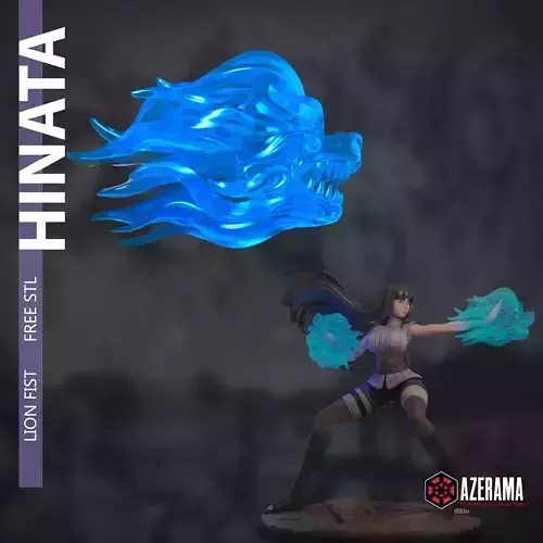 Free  STL Hinata Lion Fist Free 3D print model