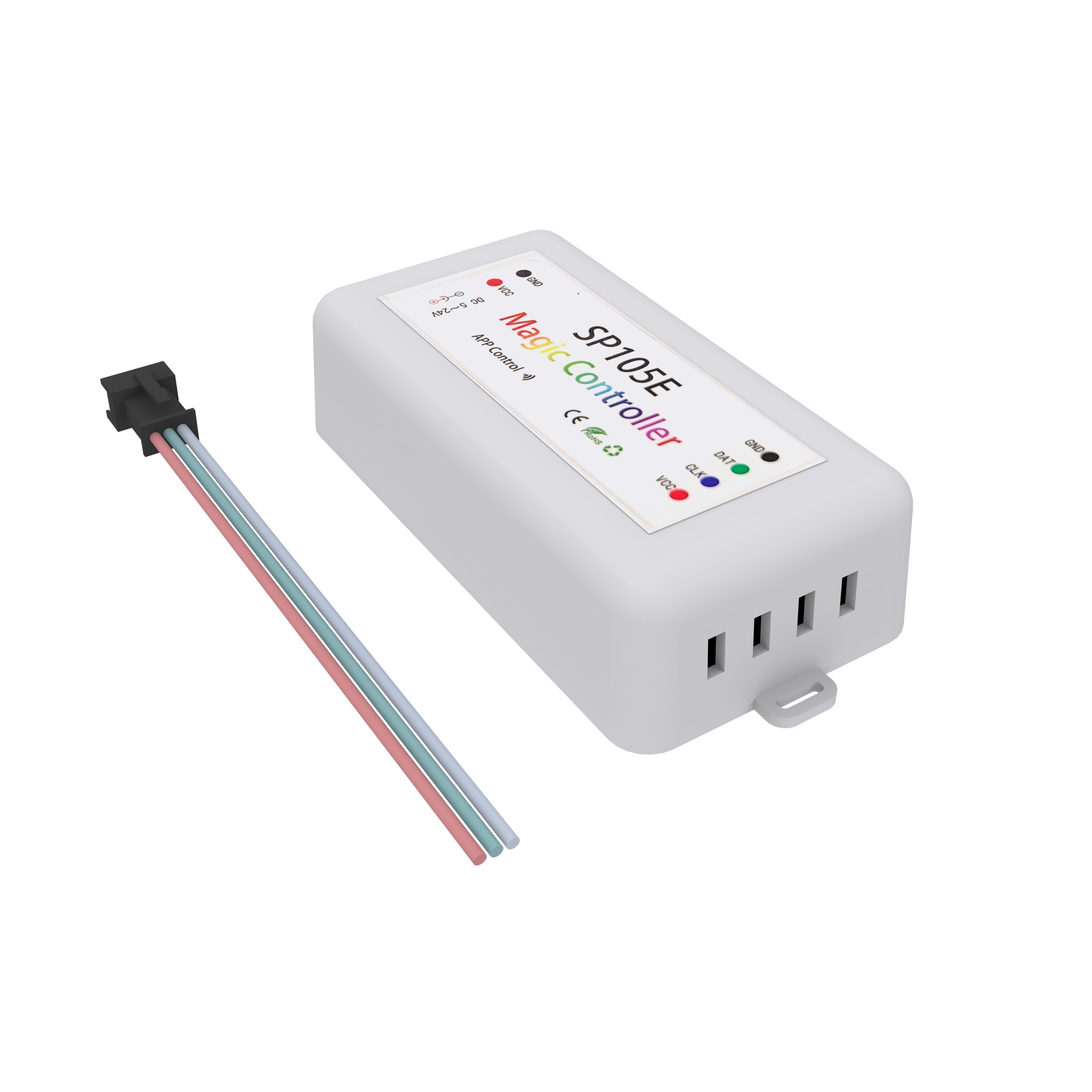 Digital SPI RGB RGBW Smart LED MAGIC Controller 3D model_2
