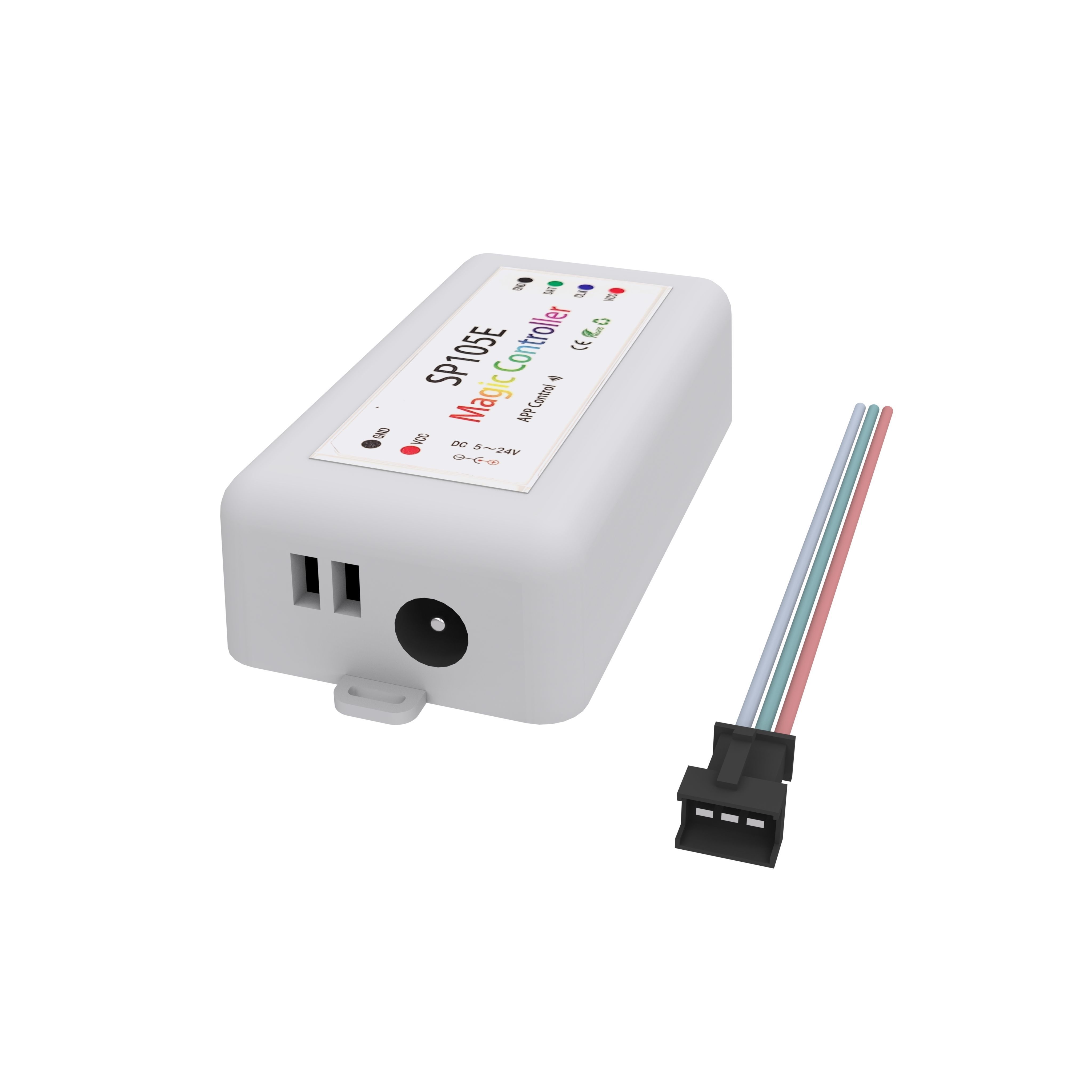 Digital SPI RGB RGBW Smart LED MAGIC Controller 3D model_1