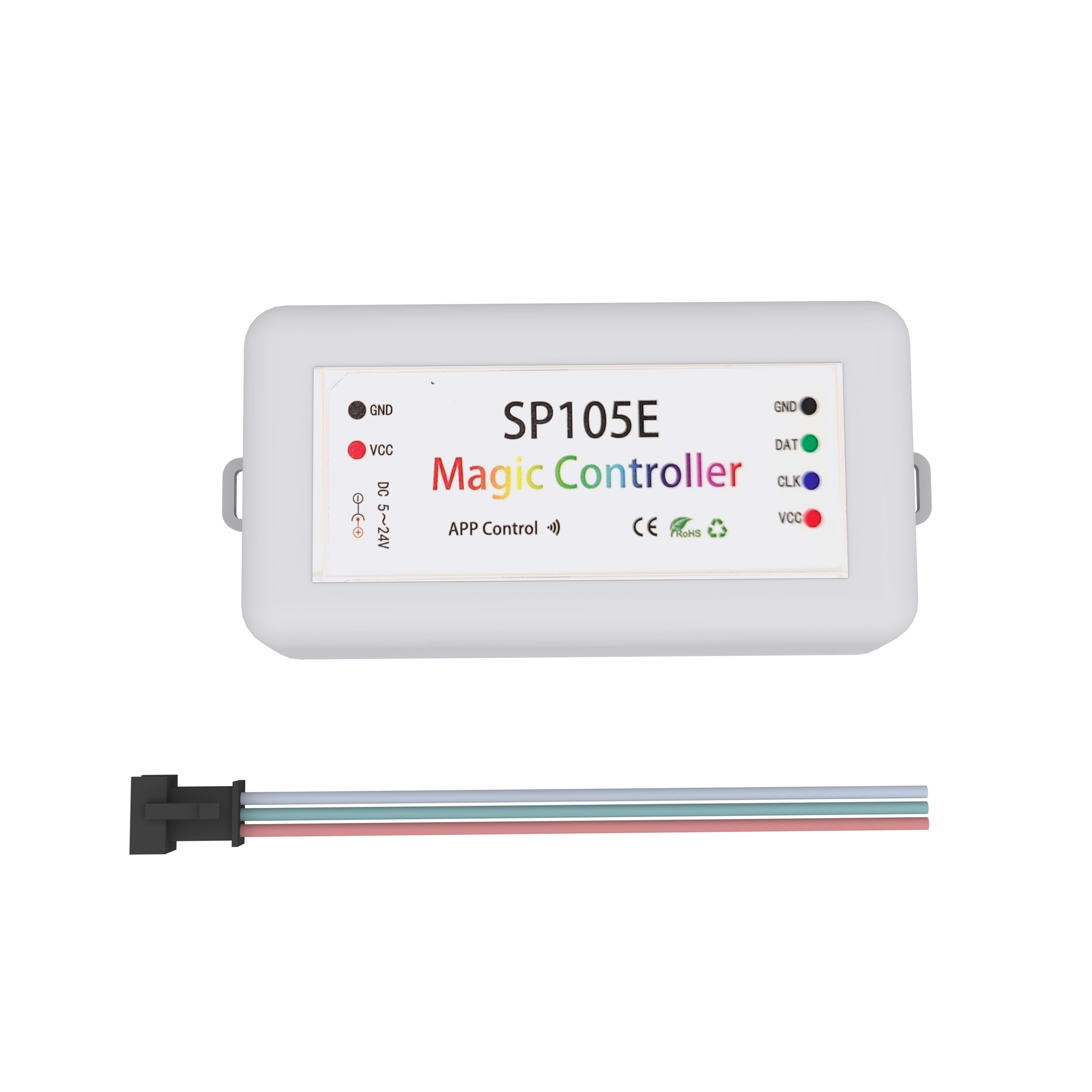 Digital SPI RGB RGBW Smart LED MAGIC Controller 3D model_3