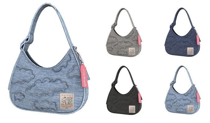 Coachtopia Ergo Bag With Cloud Quilting - 3d Model Low-poly 3D model