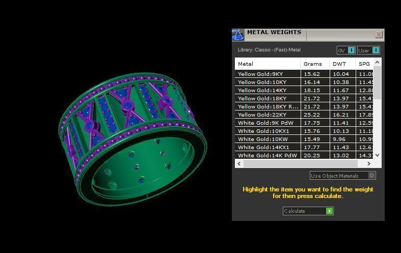 Rings 3D print model_4