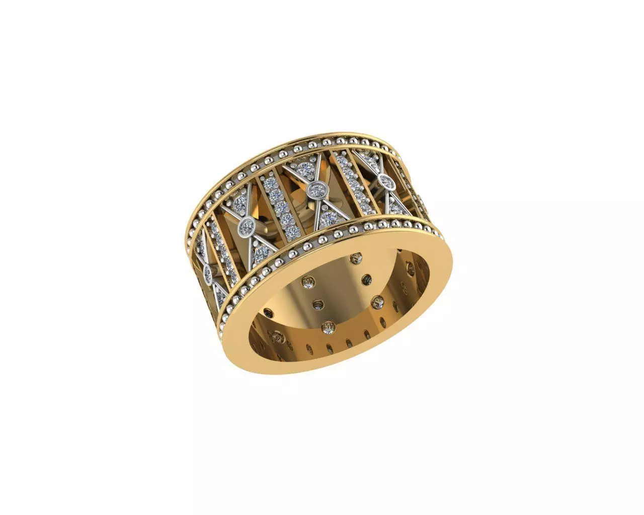 Rings 3D print model_0