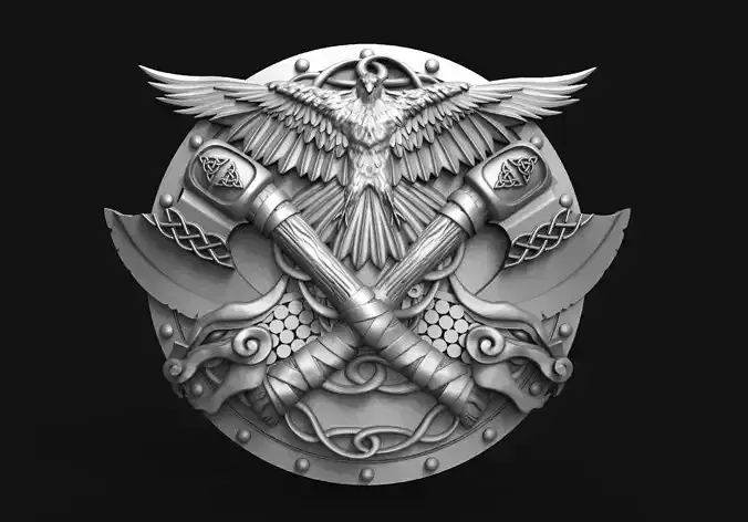 Viking Shield CNC  3D print model