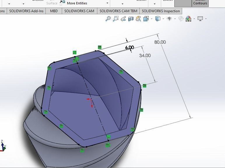 Modern Angular Flower Vase ready for 3D printing 3D model_10