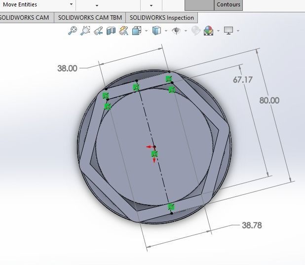 Modern Angular Flower Vase ready for 3D printing 3D model_6