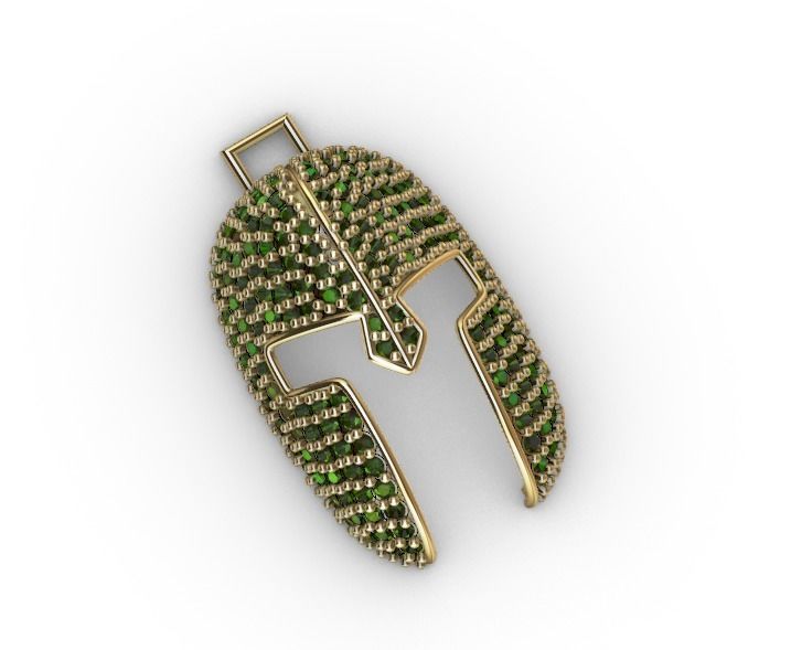 dijes- Colgante gladiador -v- 3D print model_9