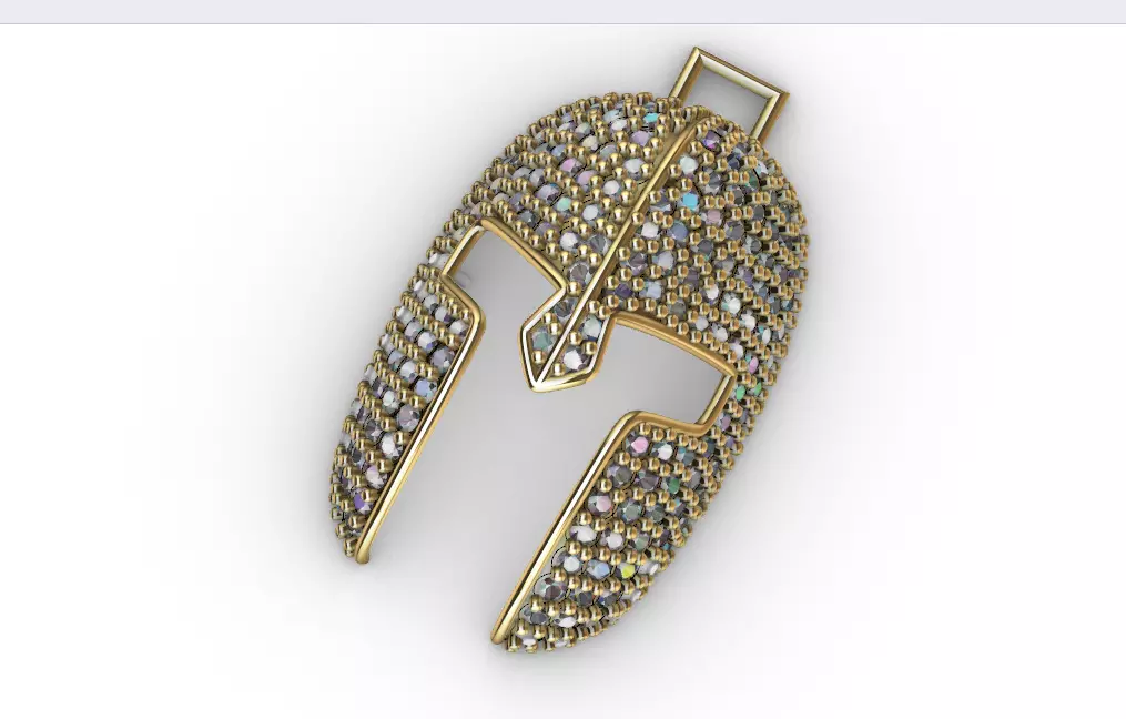 dijes- Colgante gladiador -v- 3D print model_0