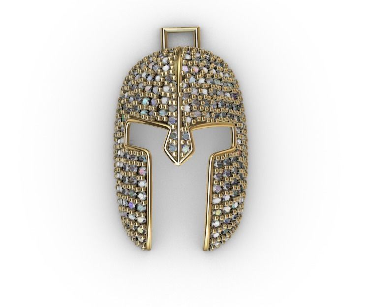 dijes- Colgante gladiador -v- 3D print model_1