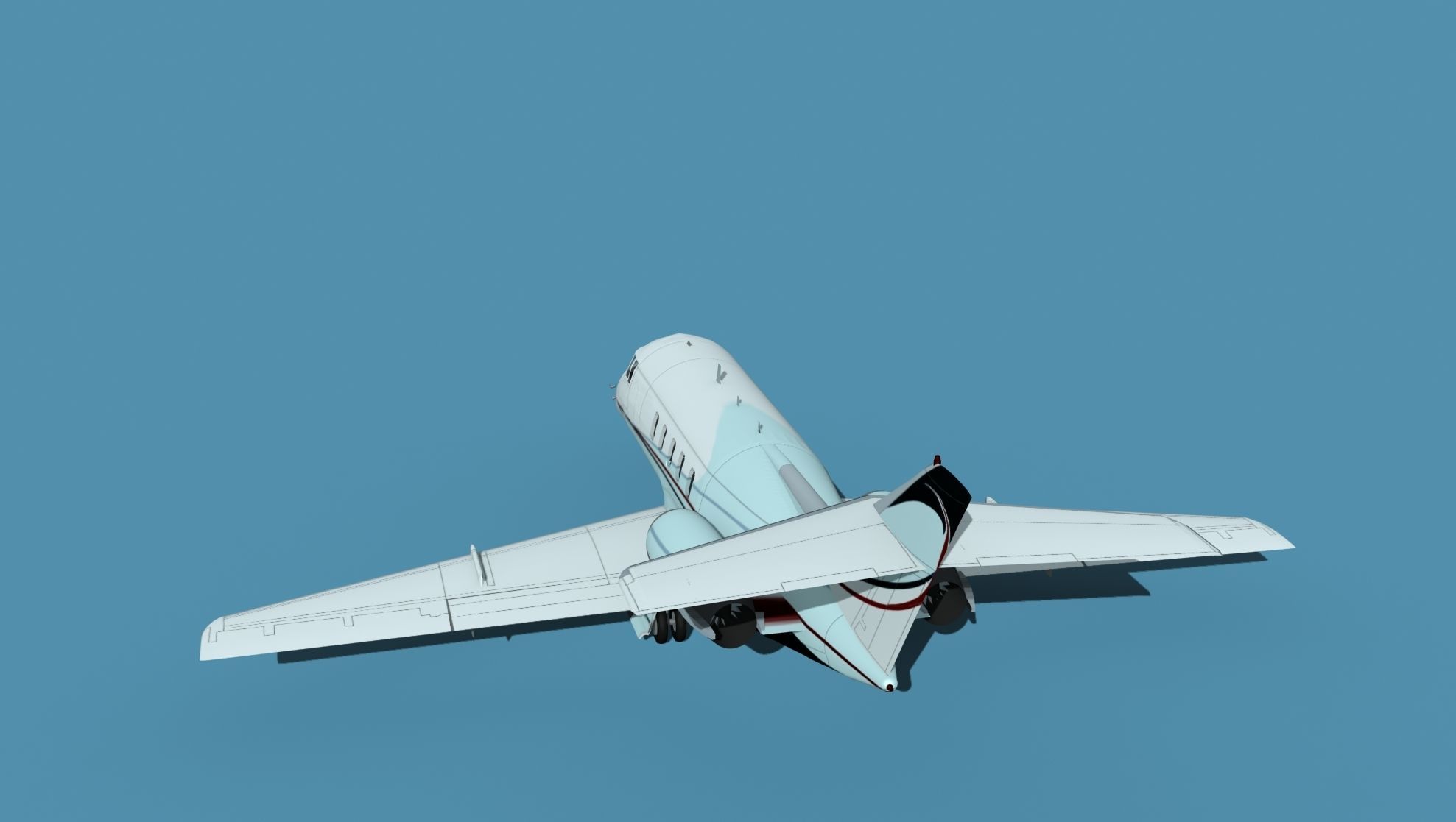 British Aerospace 125 Dominie V10 3D model_7