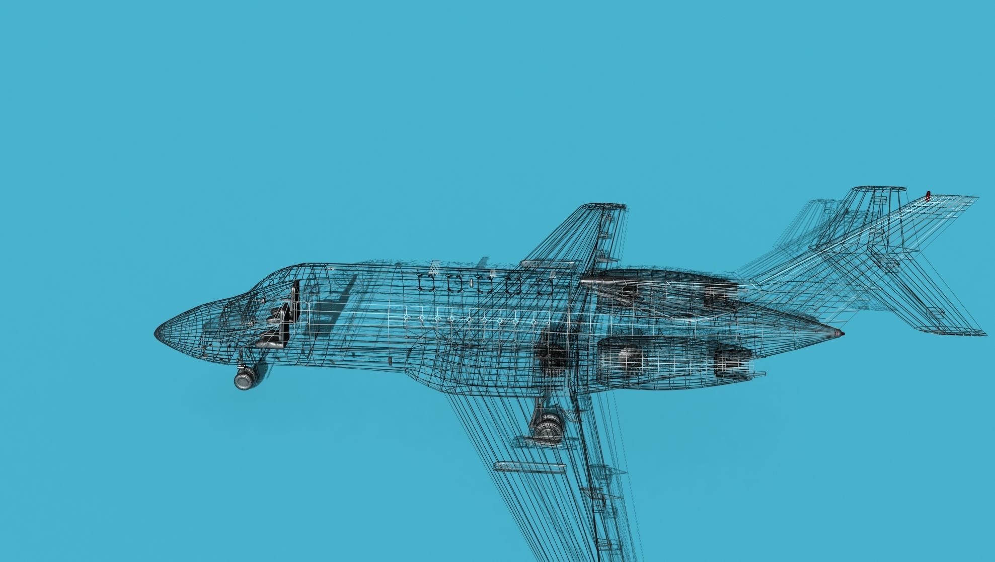 British Aerospace 125 Dominie V10 3D model_16