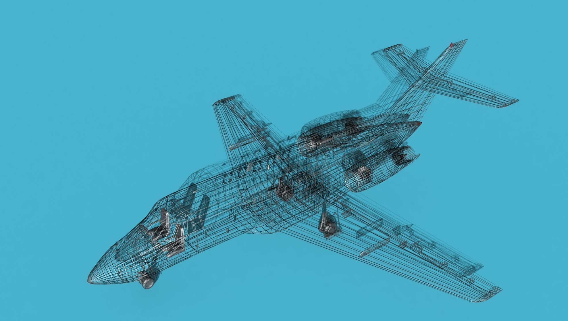 British Aerospace 125 Dominie V10 3D model_17