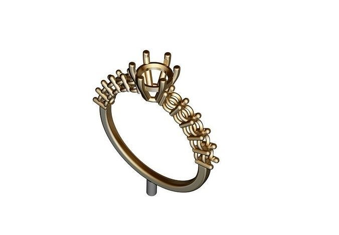 Princess Ring 3D print model