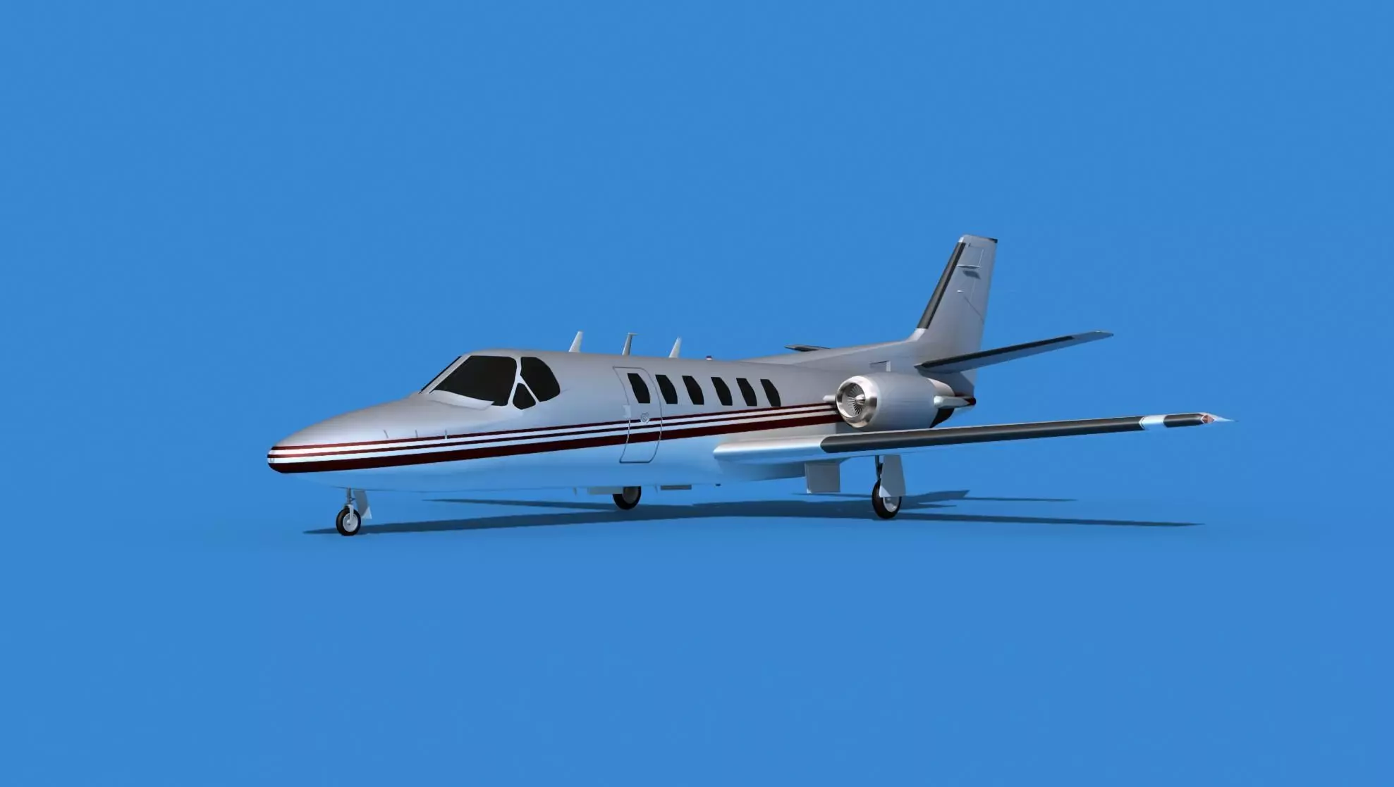 Cessna Citation 550 II Bravo V01 3D model_0