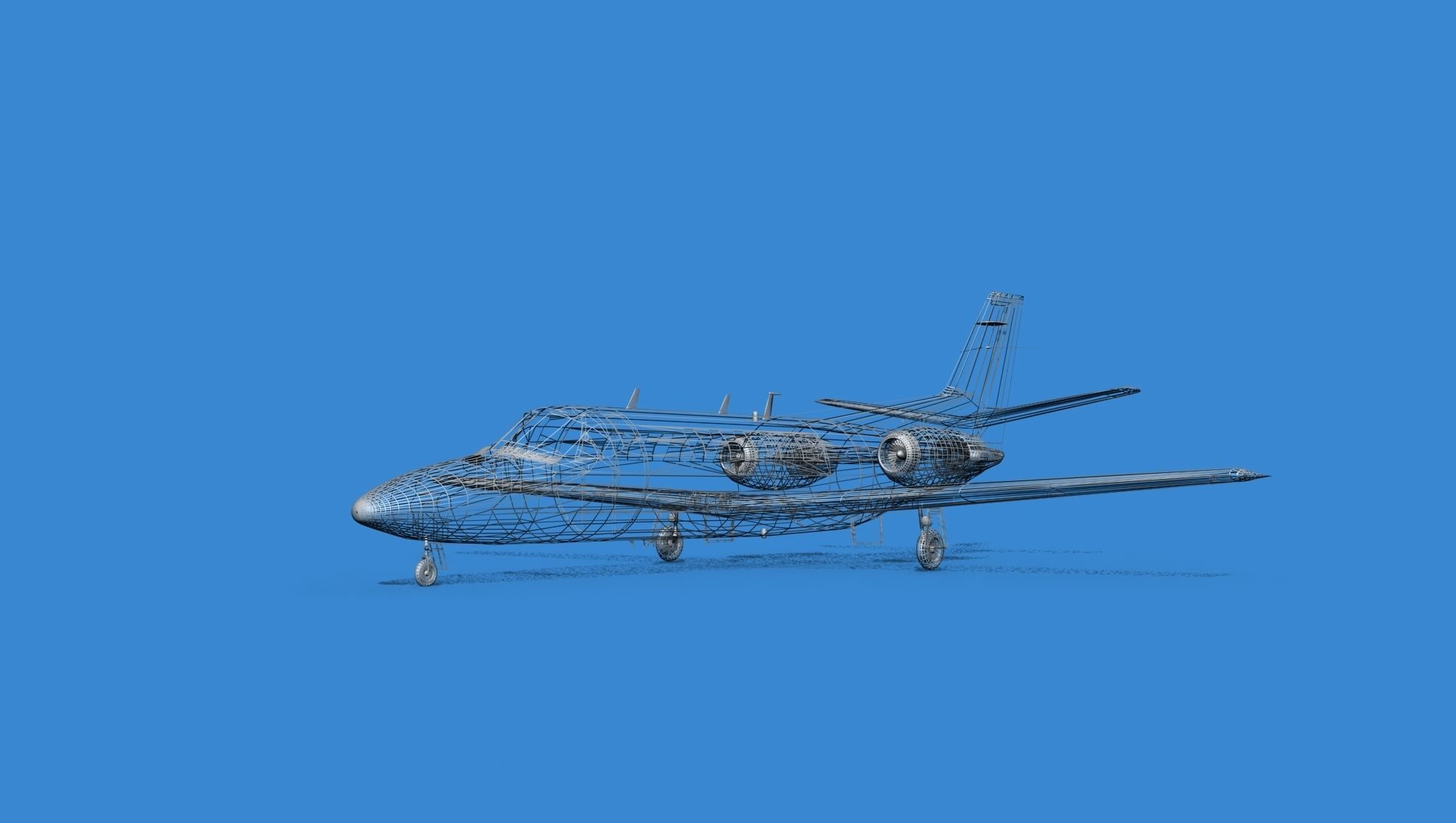 Cessna Citation 550 II Bravo V01 3D model_11
