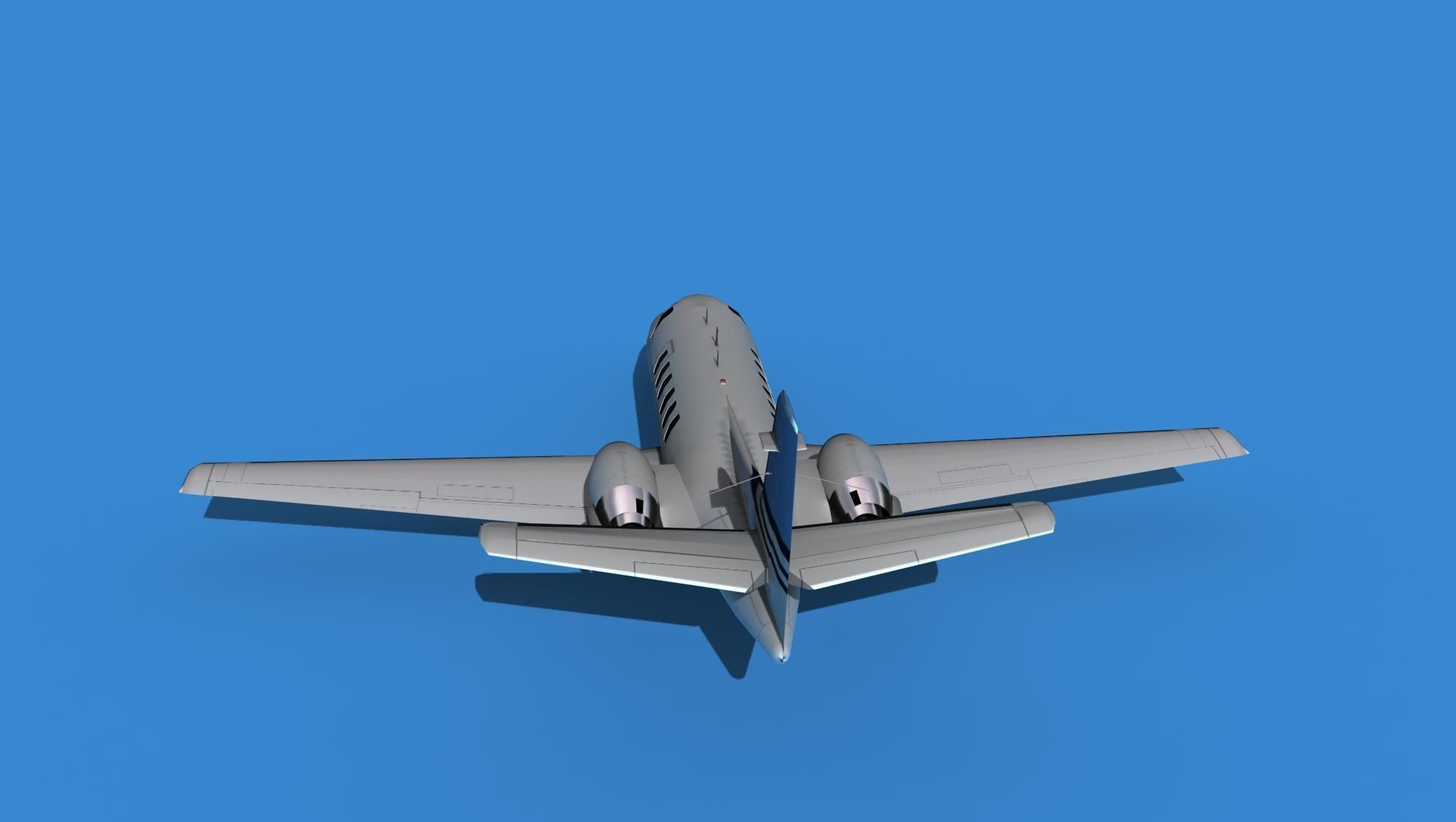 Cessna Citation 550 II Bravo V02 3D model_6