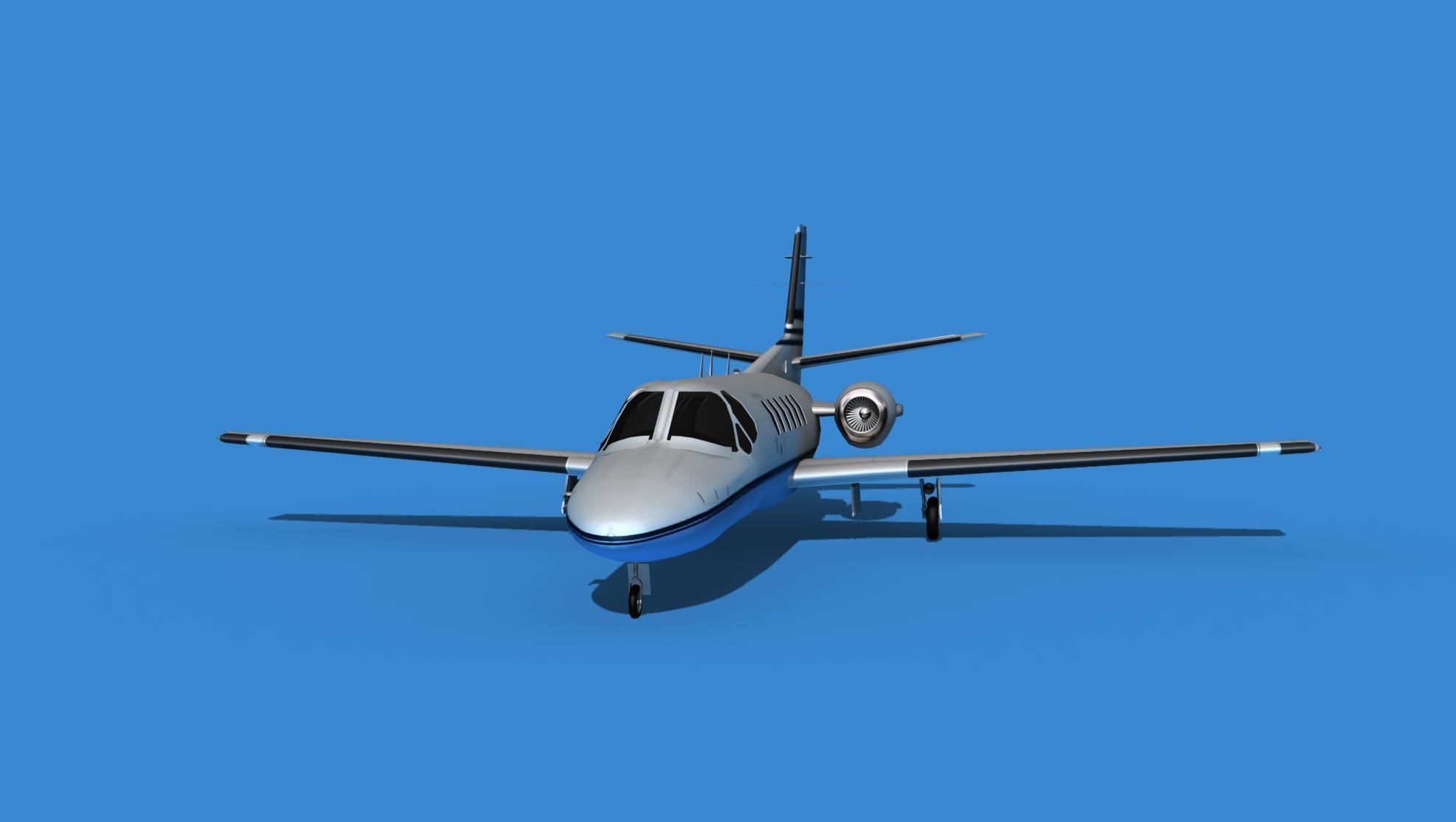 Cessna Citation 550 II Bravo V02 3D model_1
