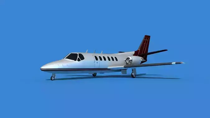 Cessna Citation 550 II Bravo V05 3D model