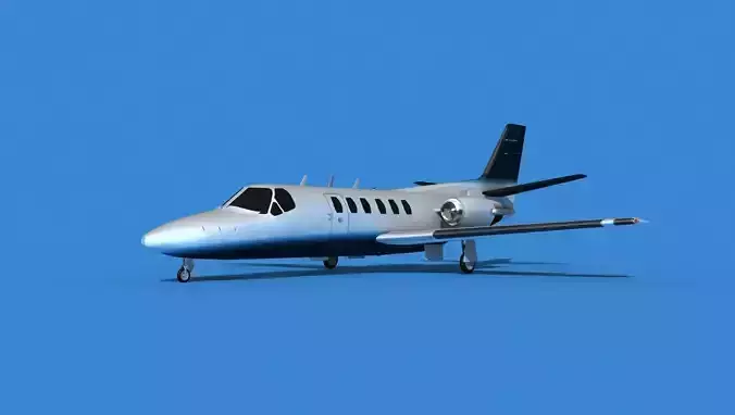 Cessna Citation 550 II Bravo V09 3D model