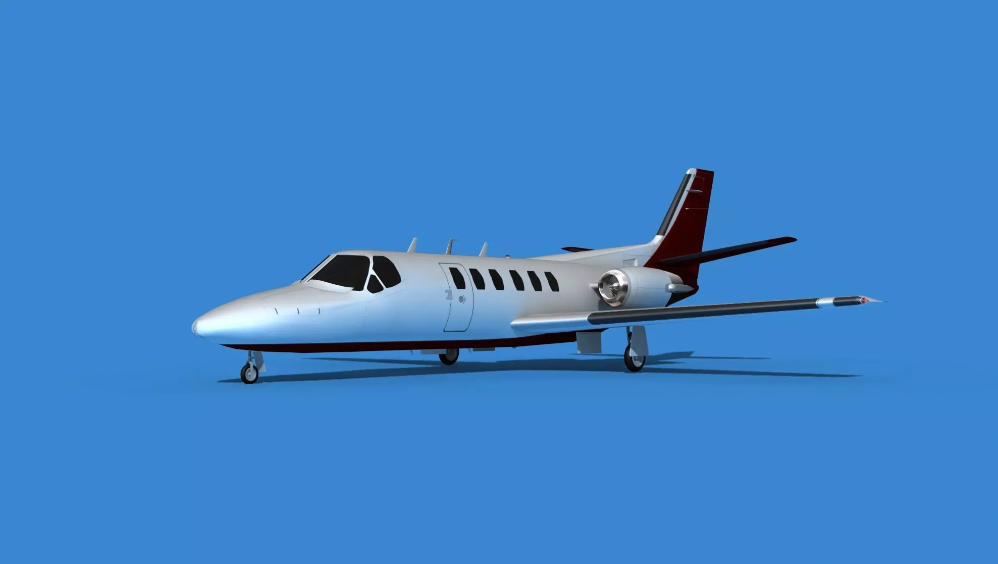 Cessna Citation 550 II Bravo V10 3D model