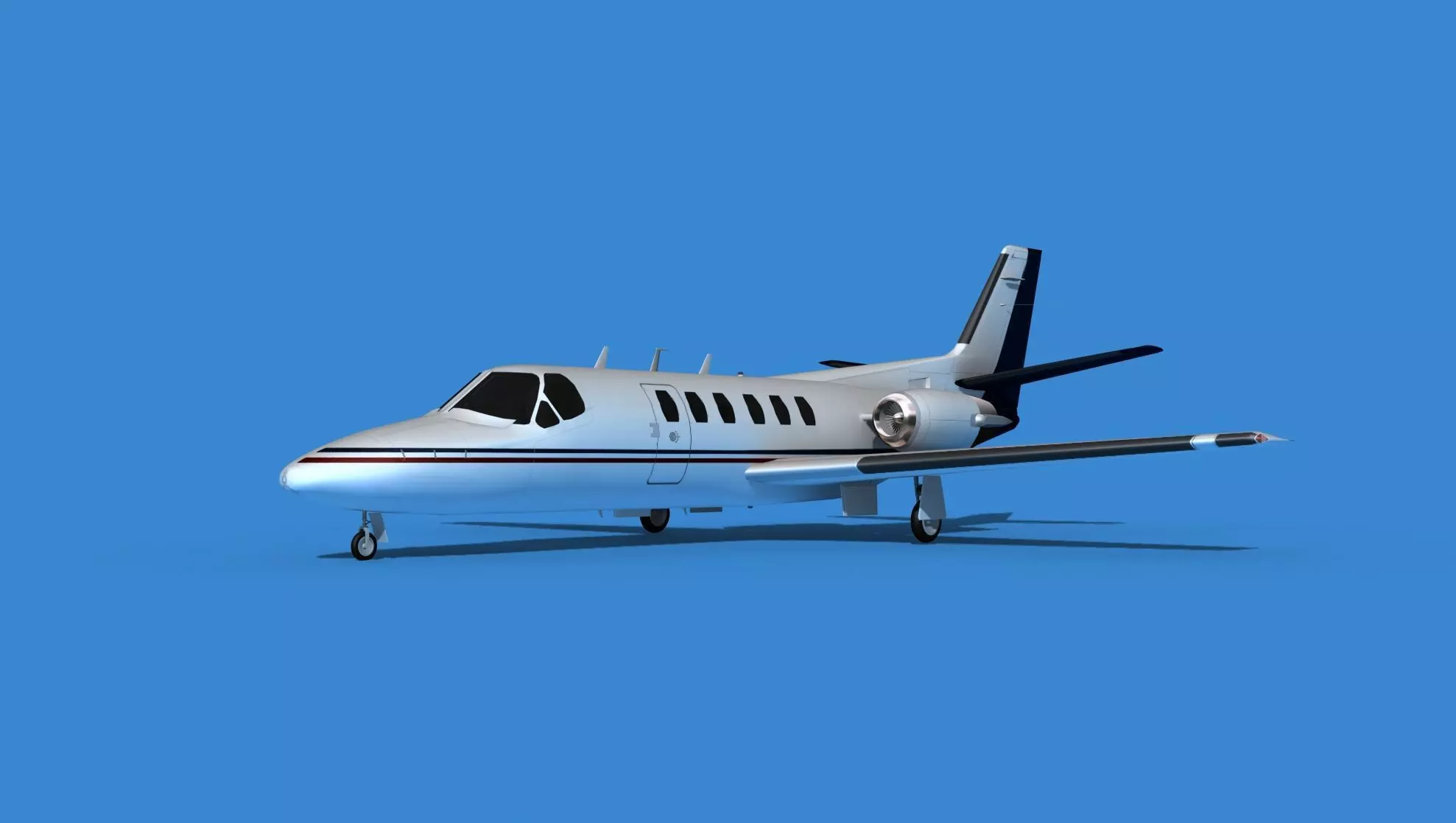 Cessna Citation 550 II Bravo V11 3D model