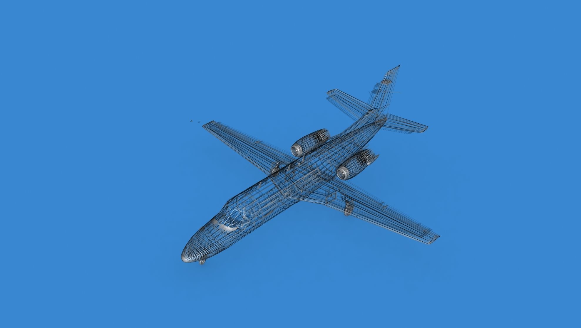 Cessna Citation 550 II Bravo V14 3D model_15