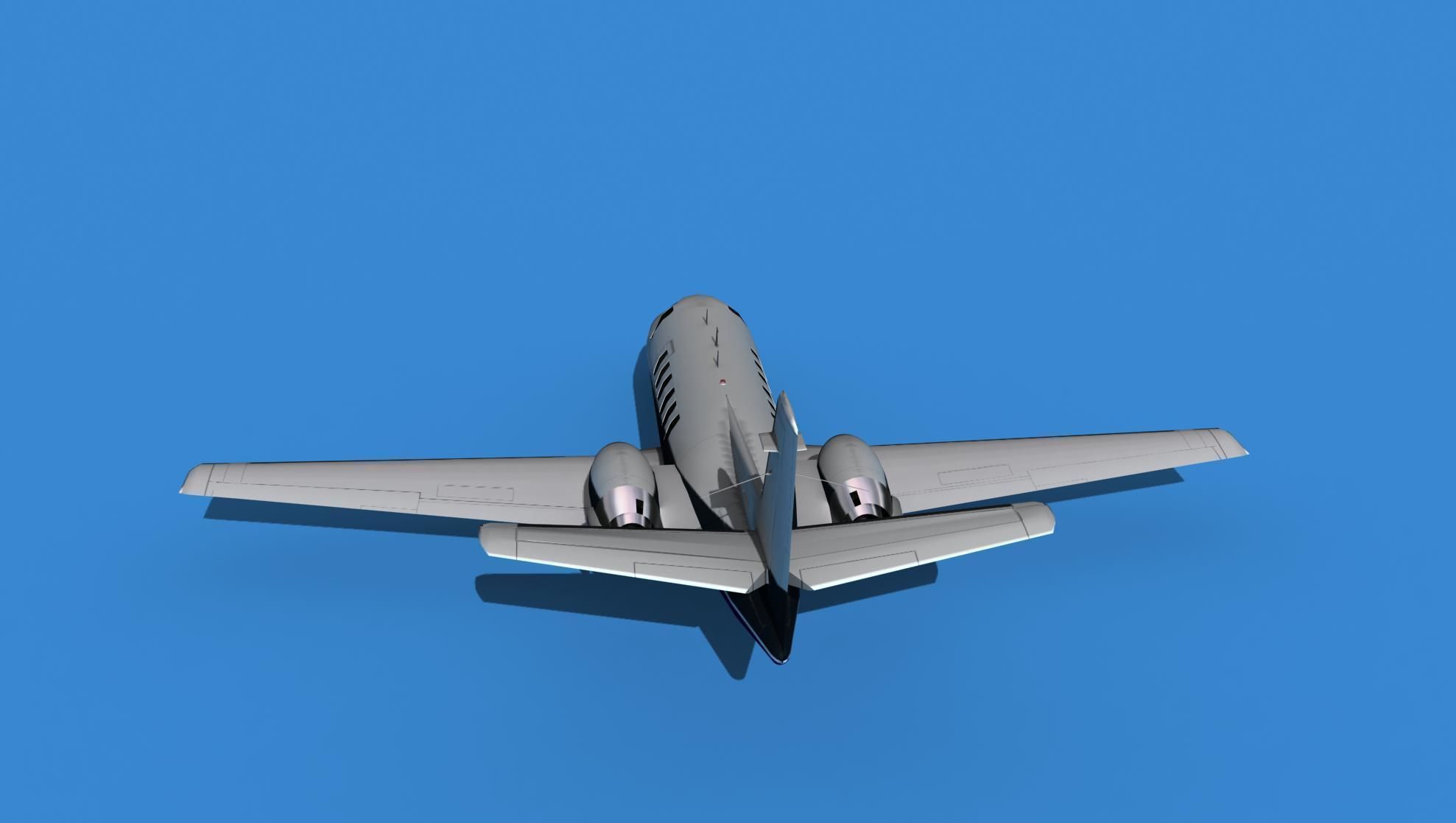 Cessna Citation 550 II Bravo V14 3D model_6