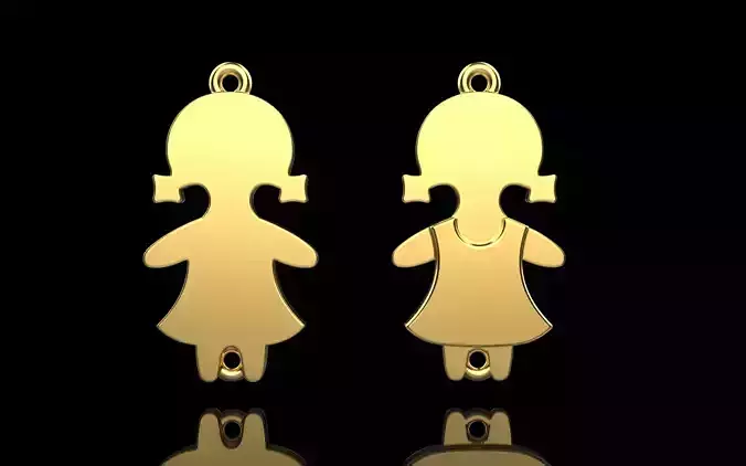 family pendant bracelet charm girl model 881