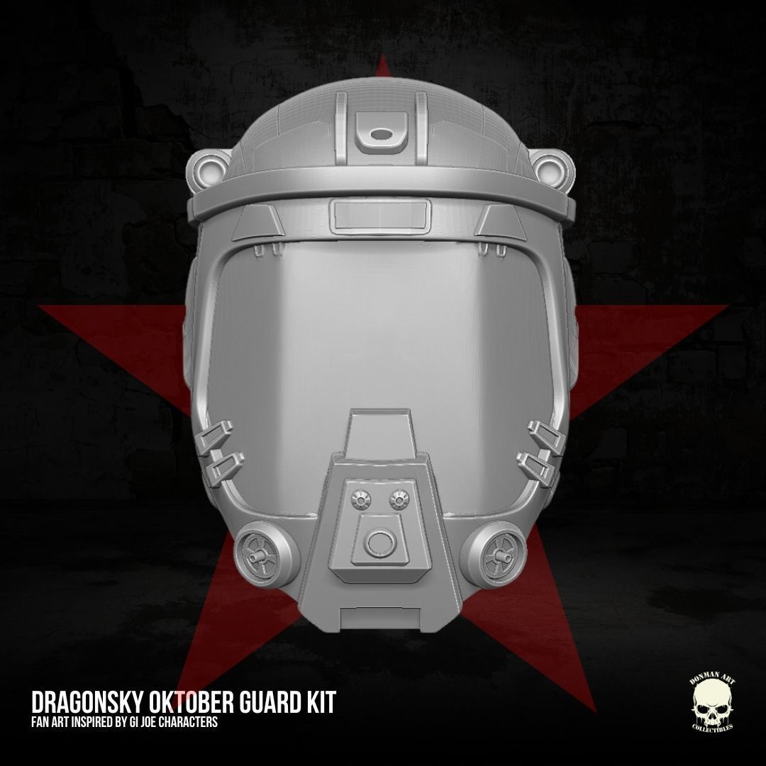 Dragonsky Oktober Guard GIJoe Fan Art For Action Figures 3D print model_16
