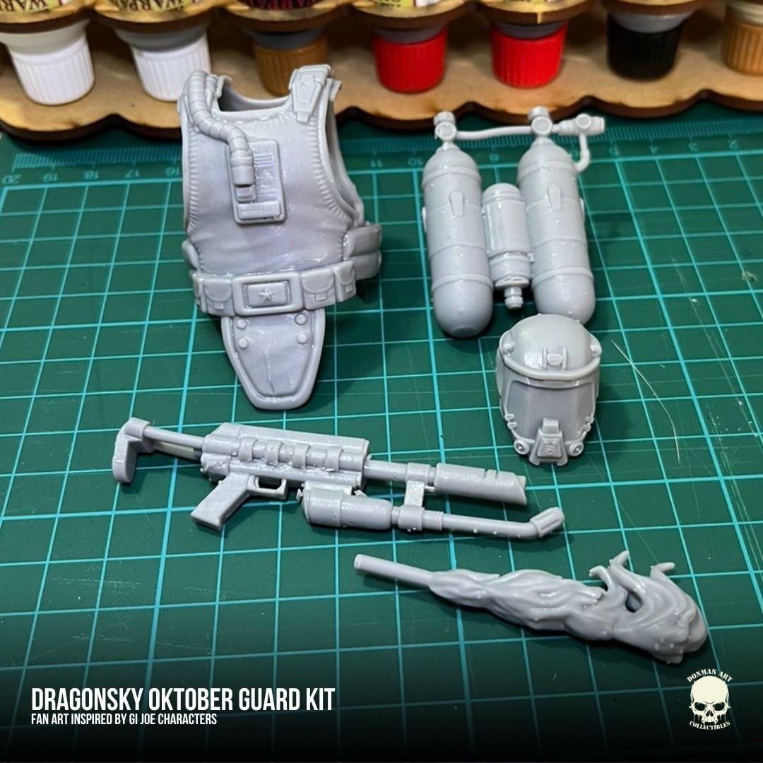 Dragonsky Oktober Guard GIJoe Fan Art For Action Figures 3D print model_22