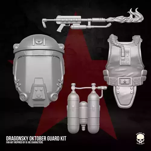 Dragonsky Oktober Guard GIJoe Fan Art For Action Figures