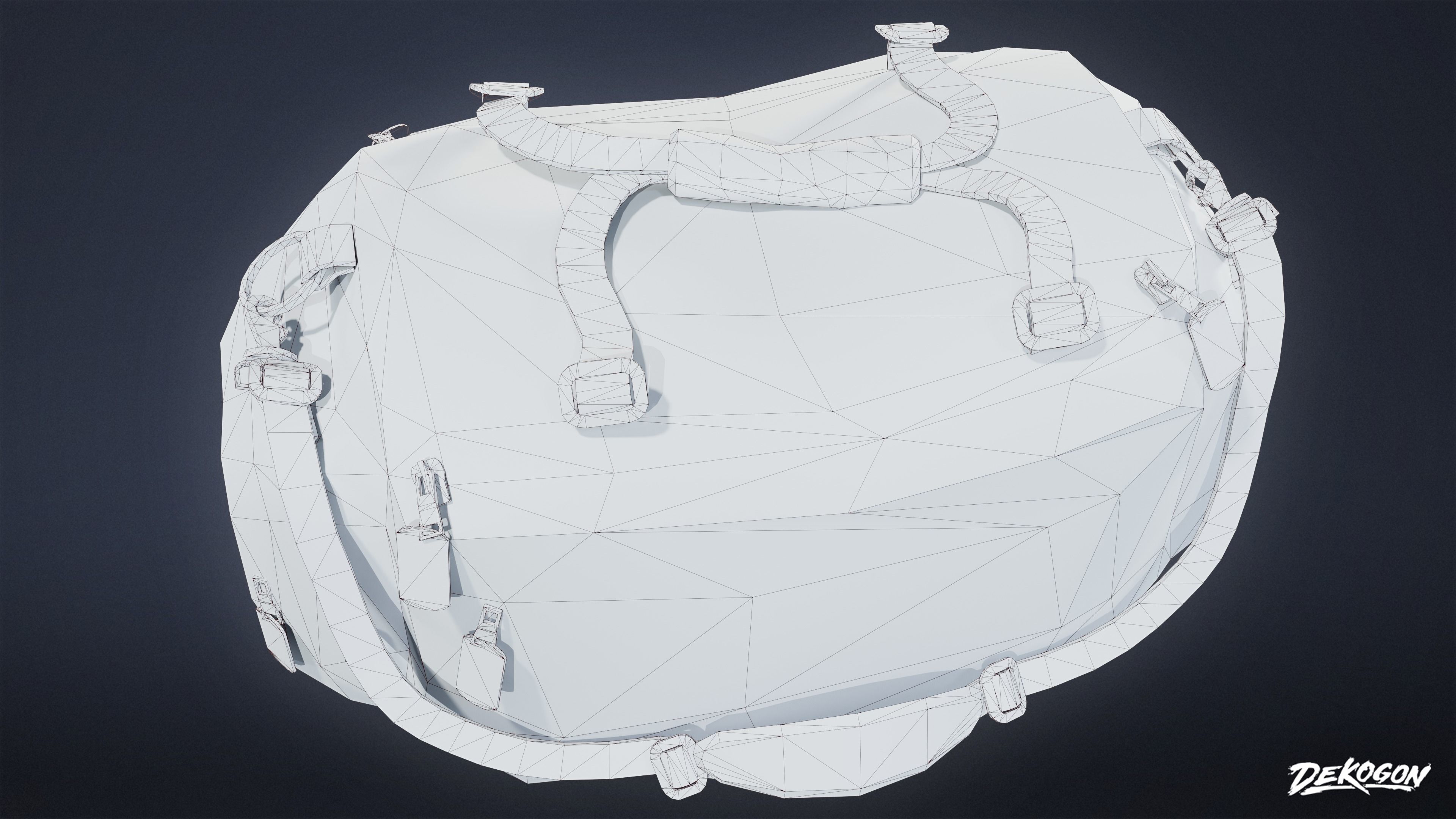 HOSPITAL - Medical Bag 01 - LOW POLY Low-poly 3D model_7