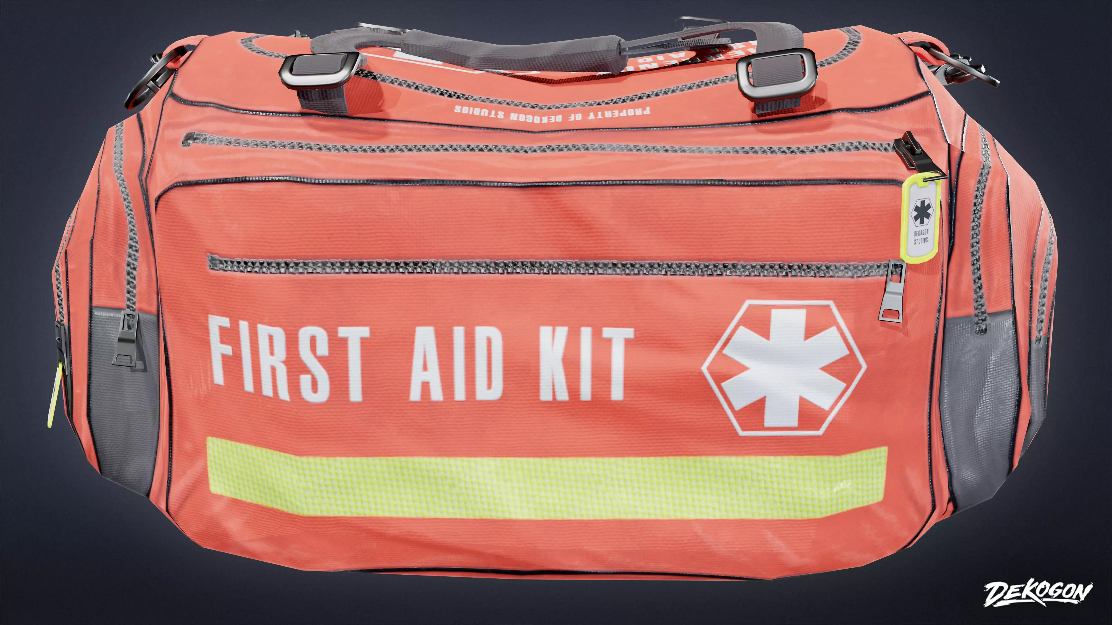 HOSPITAL - Medical Bag 01 - LOW POLY Low-poly 3D model_0