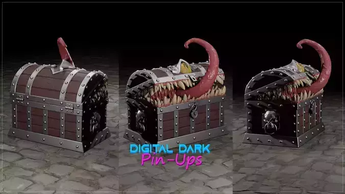 Mimic in two variations open and closed PACK 3D print model