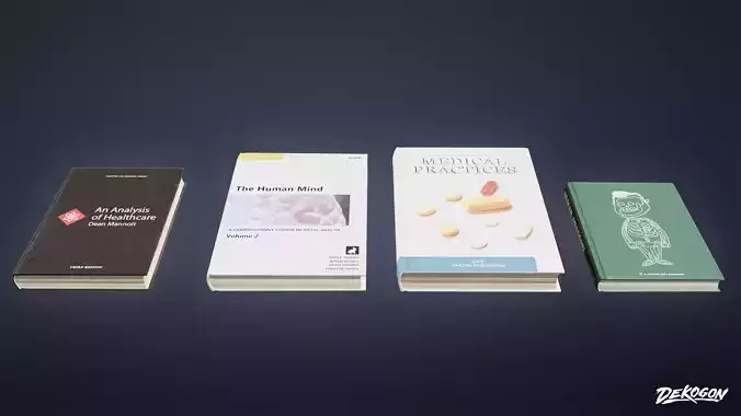 HOSPITAL - Medical Book 01 - LOW POLY