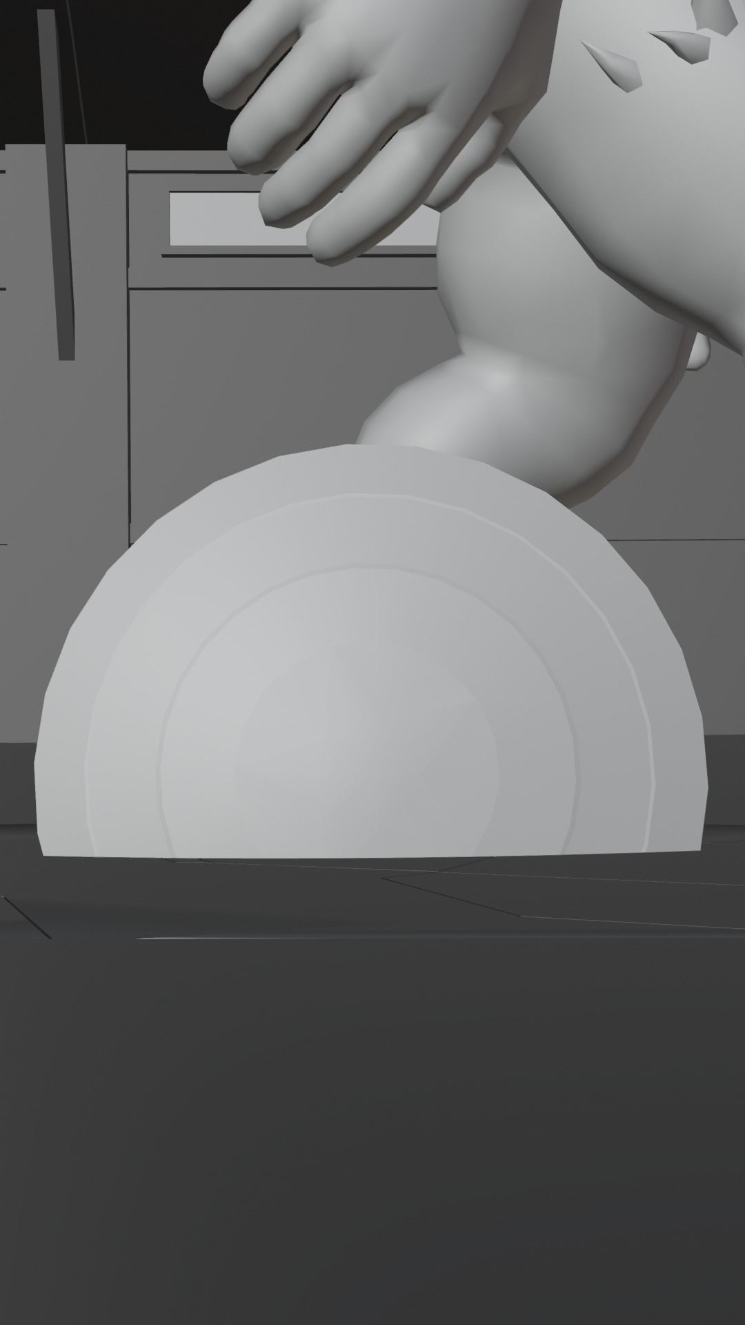 Captain America Falcon vs Red Hulk 3D model_7