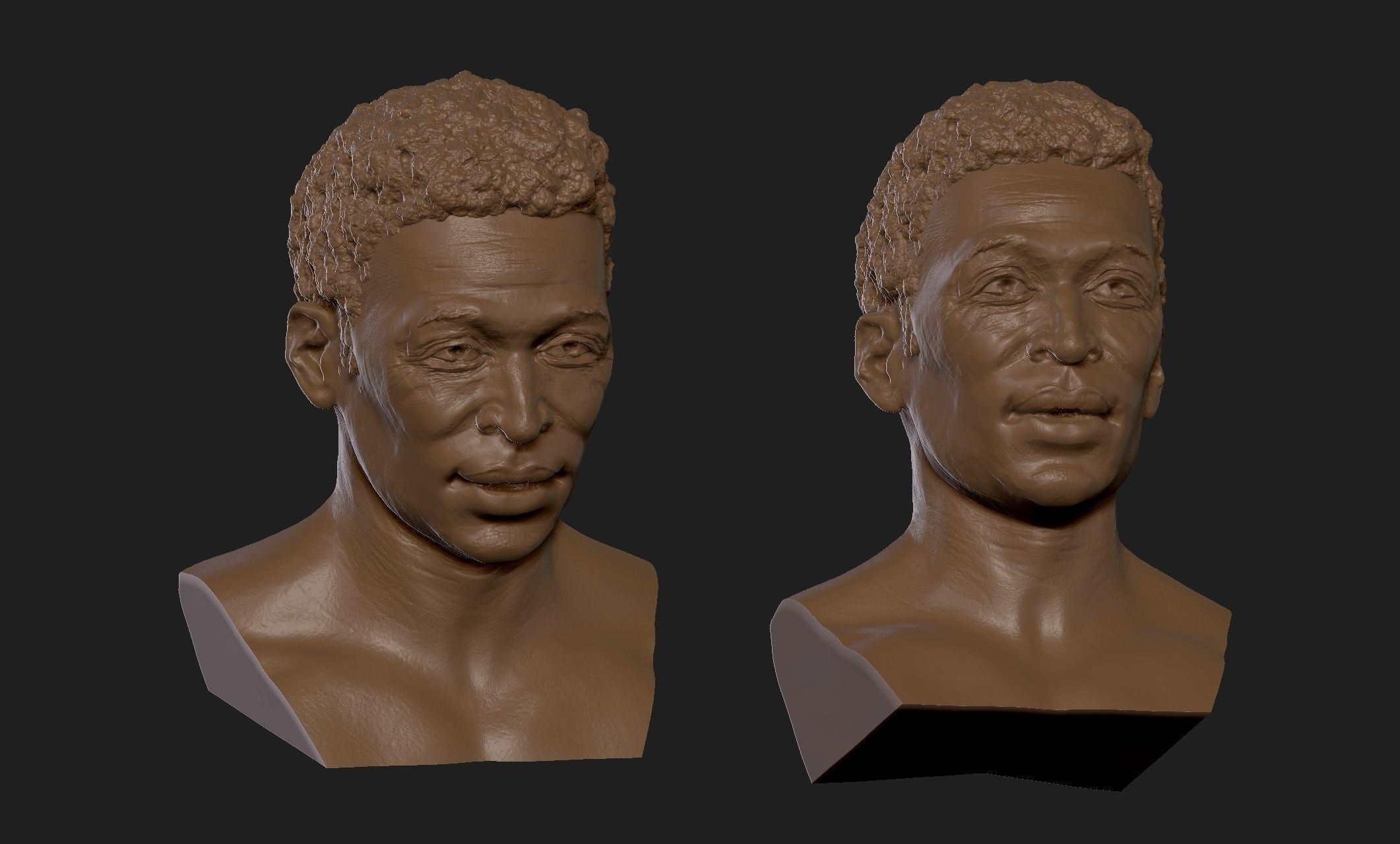 Pele footbal player 3D print model_1