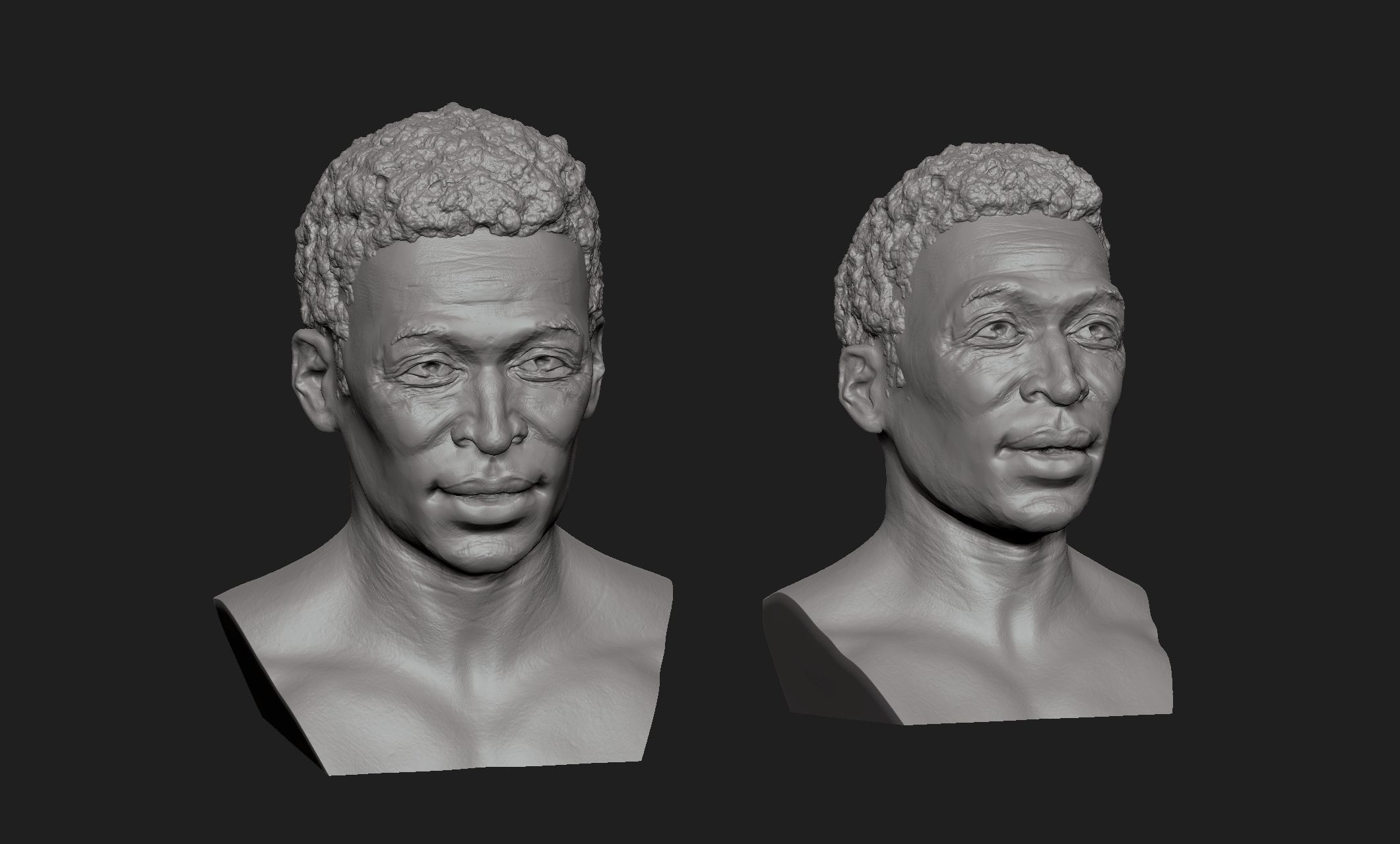 Pele footbal player 3D print model_2