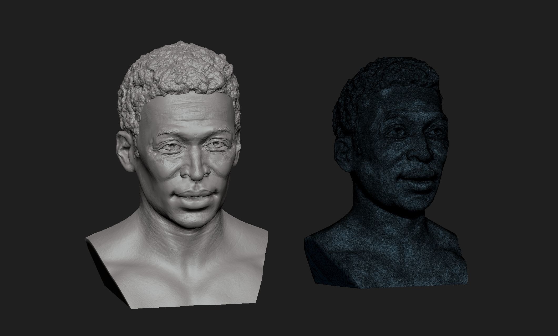 Pele footbal player 3D print model_3