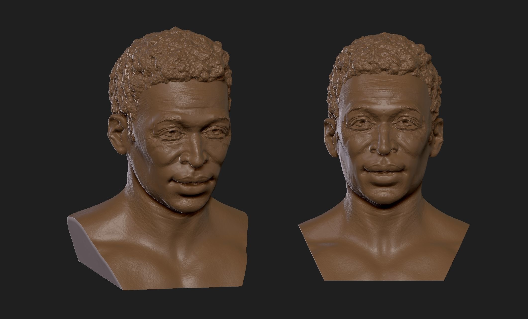 Pele footbal player 3D print model_5