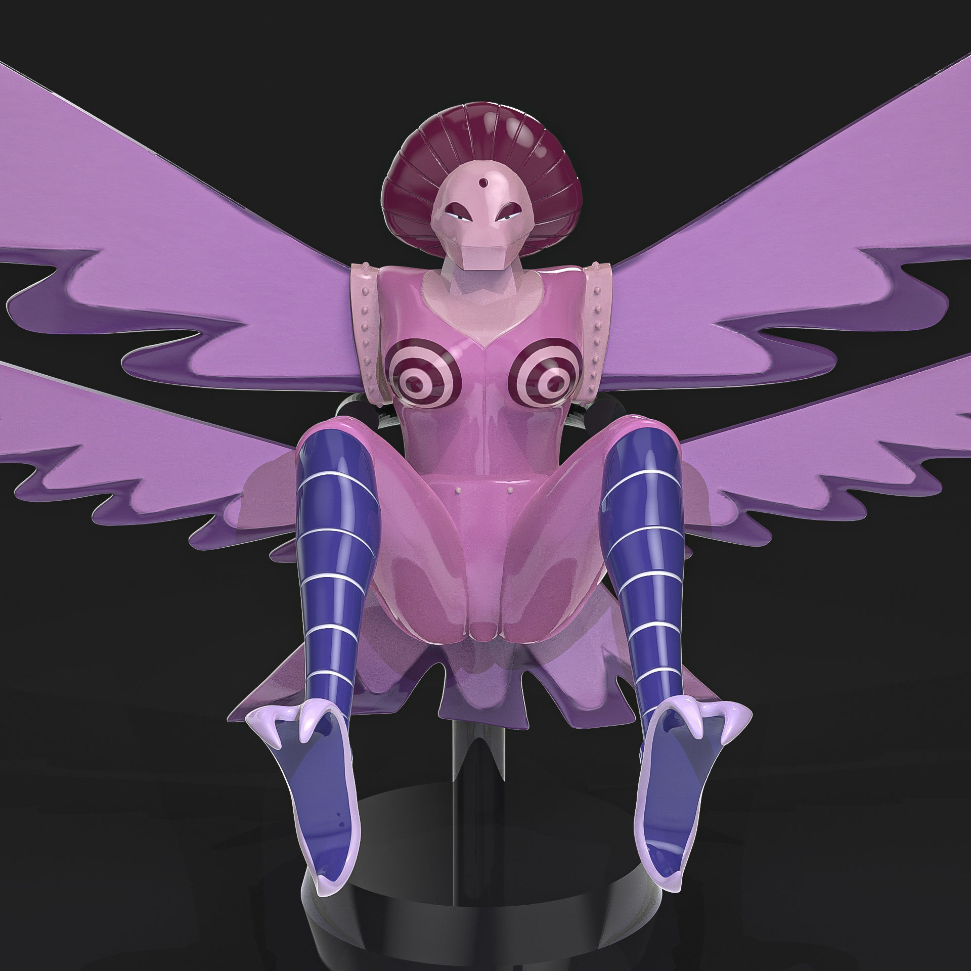 Harpia pi 7 Mazinger Z 3D print model_9