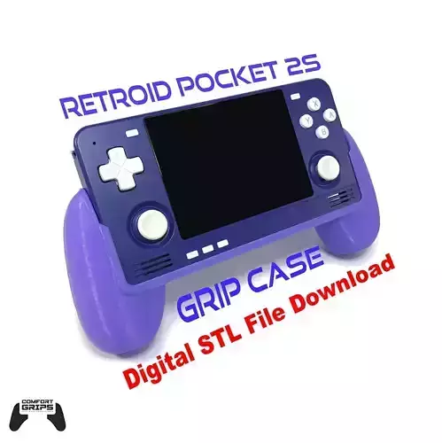 Retroid Pocket 2S Comfort Grip Case 3D print model