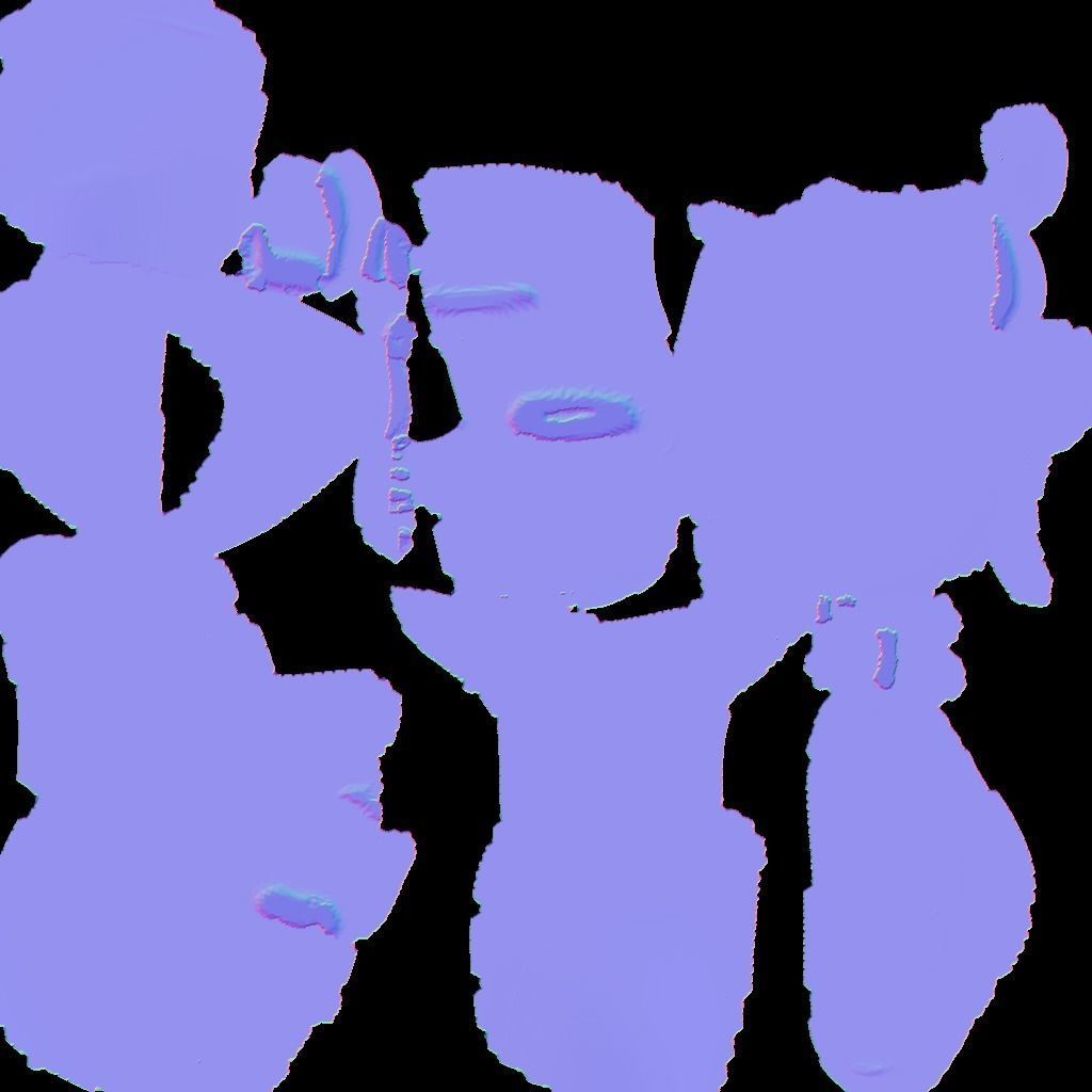  Mongul - Basic Model Low-poly 3D model_9